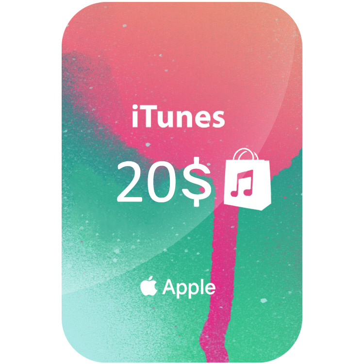 iTunes 20$ Gift Card دیجیتالی 
